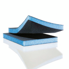 Eponge abrasive 2 faces premium 97 x 123 x 12 mm