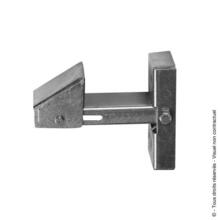 Arret de portail reglable mural a visser