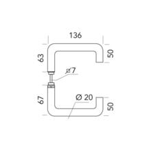 Béquille double renforcée zd94f