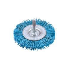 Brosse circulaire sur tige fil ondule