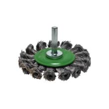 Brosse circulaire sur tige meches torsadees