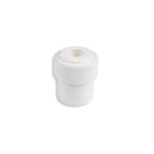 Butée de stol caoutchouc blanc d.32xh.36 mm
