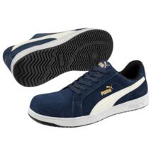Chaussure iconic suede navy low s1pl esd fo hro sr
