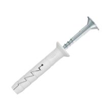 Cheville nylon avec vis tete fraisee pozi 2