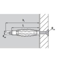 Cheville nylon galaxy