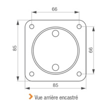 Contacteur à clé universel sans cylindre