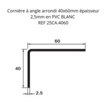 Cornière pvc de finition