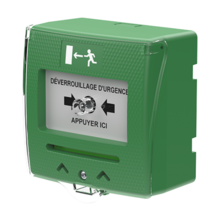 Dm vert shok 2 contacts + capot