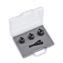Emporte-pieces toles 3 dents sans butee a billes (coffret electricien)