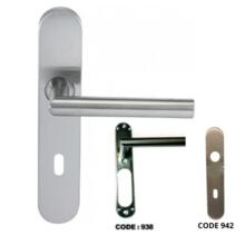 Ensemble sur plaque "noémie" angle vif inox 304