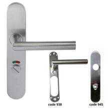 Ensemble sur plaque "noémie" angle vif inox 304