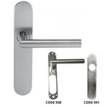 Ensemble sur plaque "noémie" angle vif inox 304