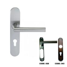 Ensemble sur plaque " noémie" angle vif inox 304