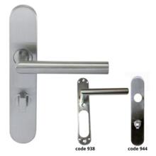 Ensemble sur plaque "noémie" angle vif inox 304