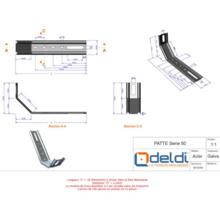 Equerre pan coupé pose menuiserie