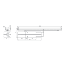 Ferme porte dc500
