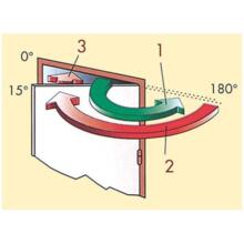Ferme-porte gr101 bras compas