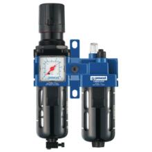 Filtre regulateur lubrificateur 2 blocs avec manometre gamme alto