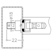 Fixation simple face