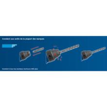 Foret 4 taillants sds+-7x