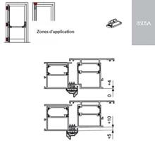 Gâche  8505a 1 vantail