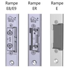 Gâche filante multi-serrures standard - alu euro