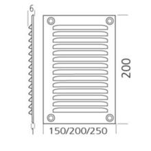 Grille de ventilation murale