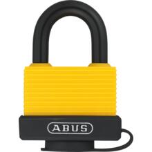 Cadenas a cle aluminium etanche 70al45 jaune
