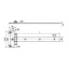 Penture festonee type f 30x4