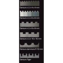 Platoir a colle inox 280x115mm (avec 6 lames)