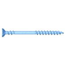 Vis pour fixation de panneaux osb tete fraisee acier zingue bleu