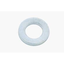 Rondelle plate large type "l" serie lu acier zingue blanc
