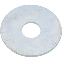 Rondelle plate extra large type "ll" serie ll acier zn blanc