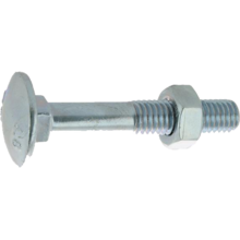 Boulon trcc din 603/555 acier zingue blanc