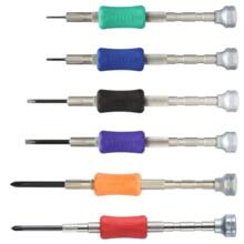 Jeu 6 tournevis precision microstix