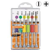 Jeu 6 tournevis precision plat et ph