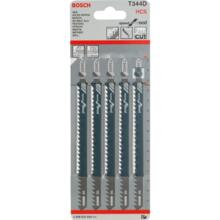 Lot 5 lames scie saut. 152mm bois t344d