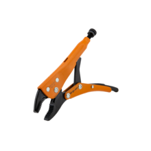 Pince etau machoires courbees avec coupe cable 121