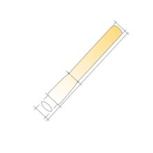Manche massette tailleur pierre leborgne d 40x28mm 26 cm frene vernis