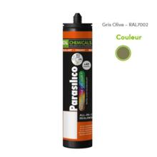 Mastic silicone prestige colour ton gris cart300ml