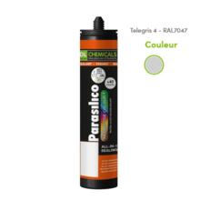 Mastic silicone prestige colour ton gris cart300ml