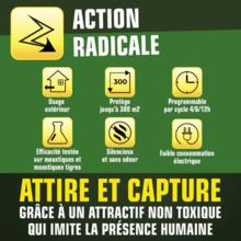 Piège anti-moustiques électrique