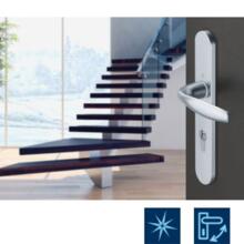 Poignée de porte large new-york entraxe 195 mm