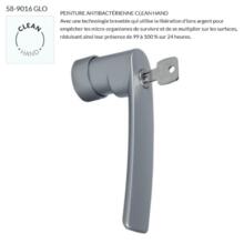 Poignée iris tbt à clé