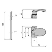 Pomme simple fixe horus