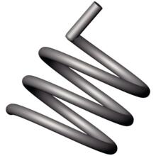 Ressort de maintien de buse