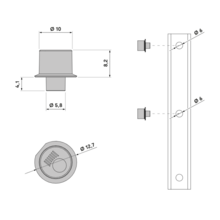 Rivet ø6 standard