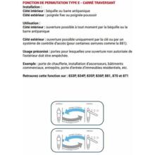 Serrure antipanique multipoints 833p