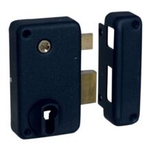 Serrure applique verticale fouillot cylindre européen