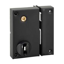 Serrure en applique pour grille et portail a cylindre europeen "protect"